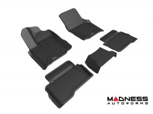 Toyota Tacoma Floor Liners - All-Weather - Black by 3D MAXpider - Double Cab - Gasoline